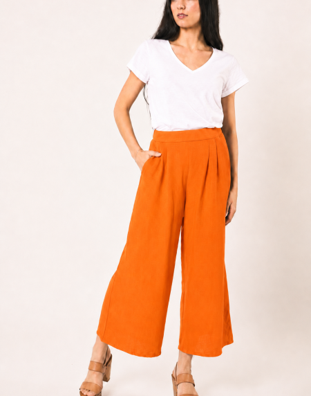 Pantalón Mood color naranja