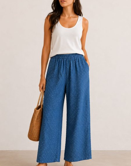Pantalón Pure color azul
