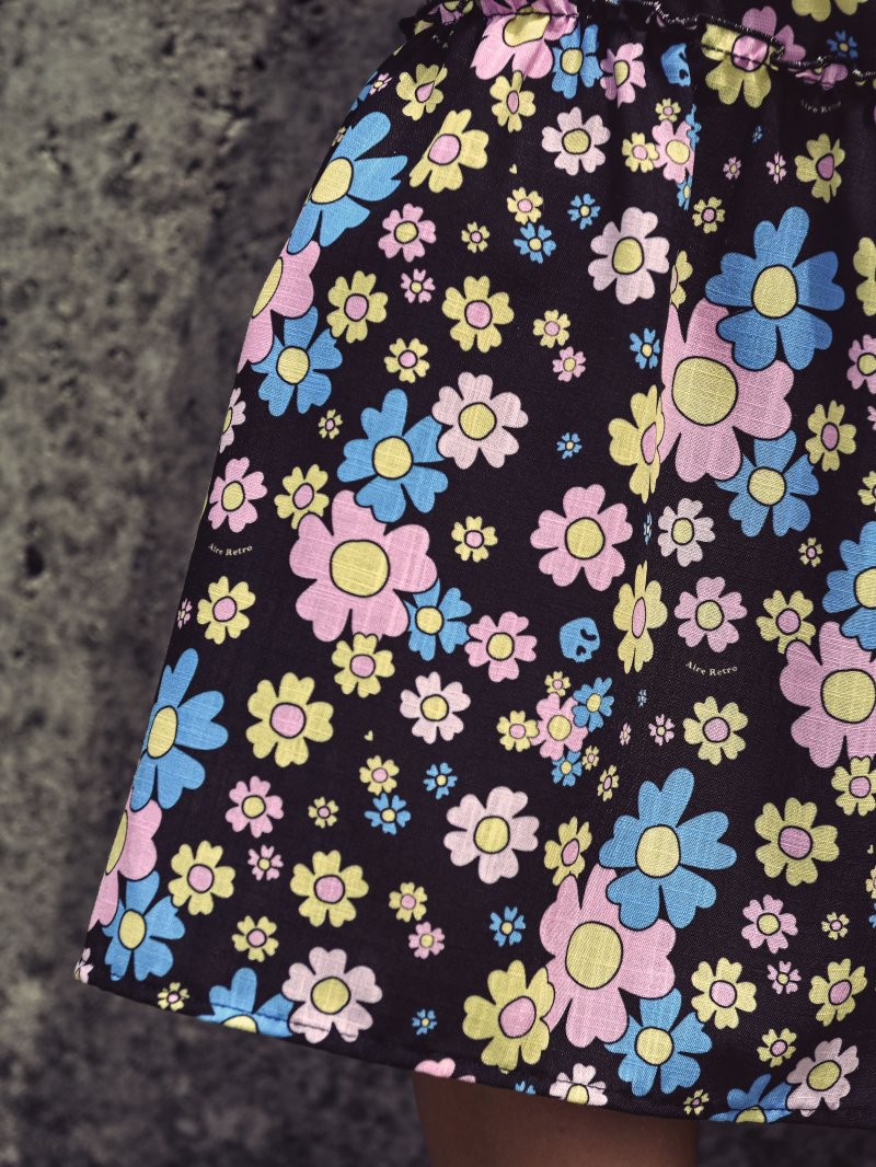 VESTIDO/FALDA "FLOWER POWER - Imagen 4