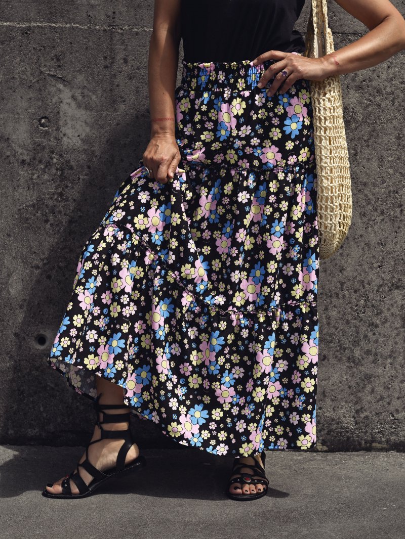 VESTIDO/FALDA "FLOWER POWER - Imagen 5
