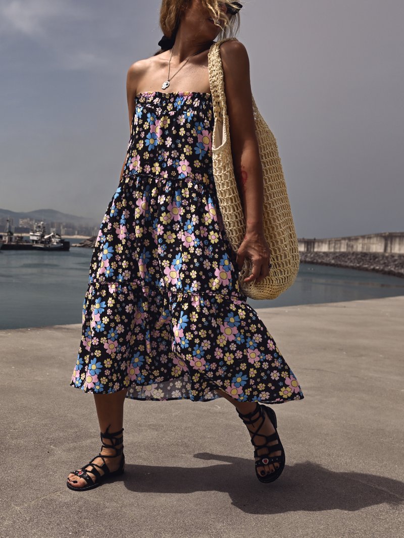 VESTIDO/FALDA "FLOWER POWER - Imagen 3