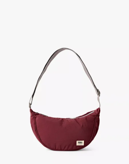 Bolso bandolera Roka Farringdon Taslon - Burdeos