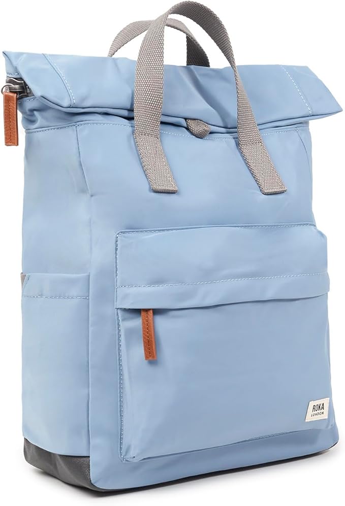 Mochila ROKA Canfield B Nylon – Retro Blue - Imagen 2