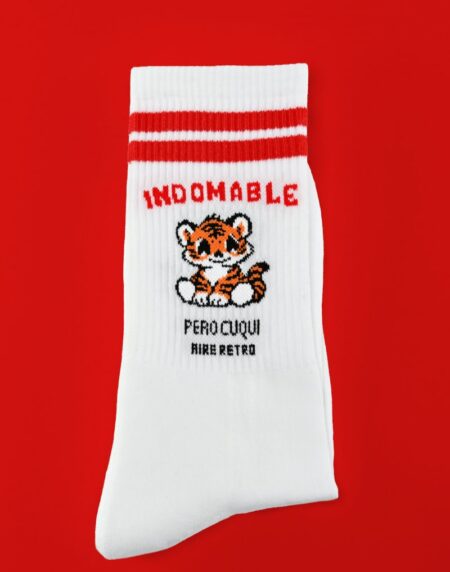 CALCETINES ''INDOMABLE" BLANCO