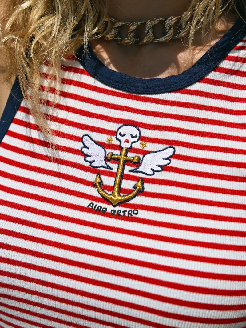 CAMI CHICA "ANCLA" NAVY - Imagen 4