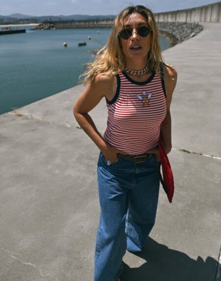 CAMI CHICA "ANCLA" NAVY