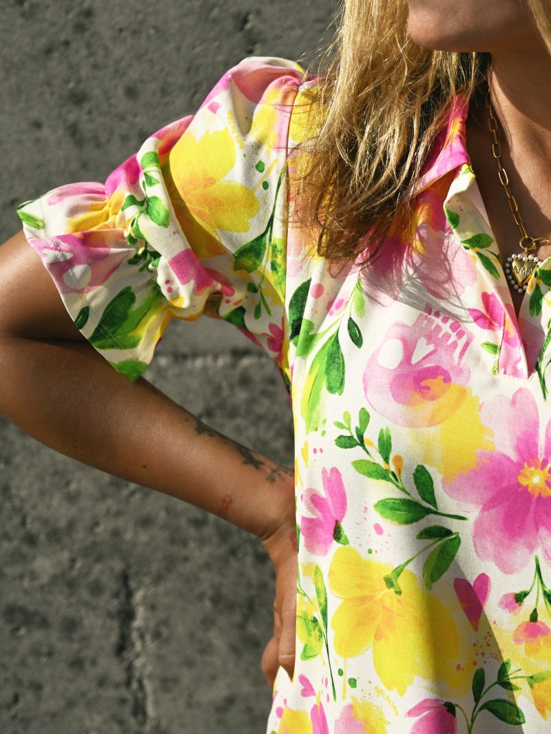 VESTIDO FLORAL "SALMA" - Imagen 4