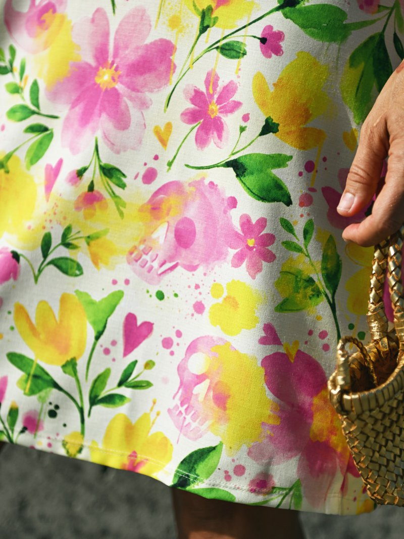 VESTIDO FLORAL "SALMA" - Imagen 3
