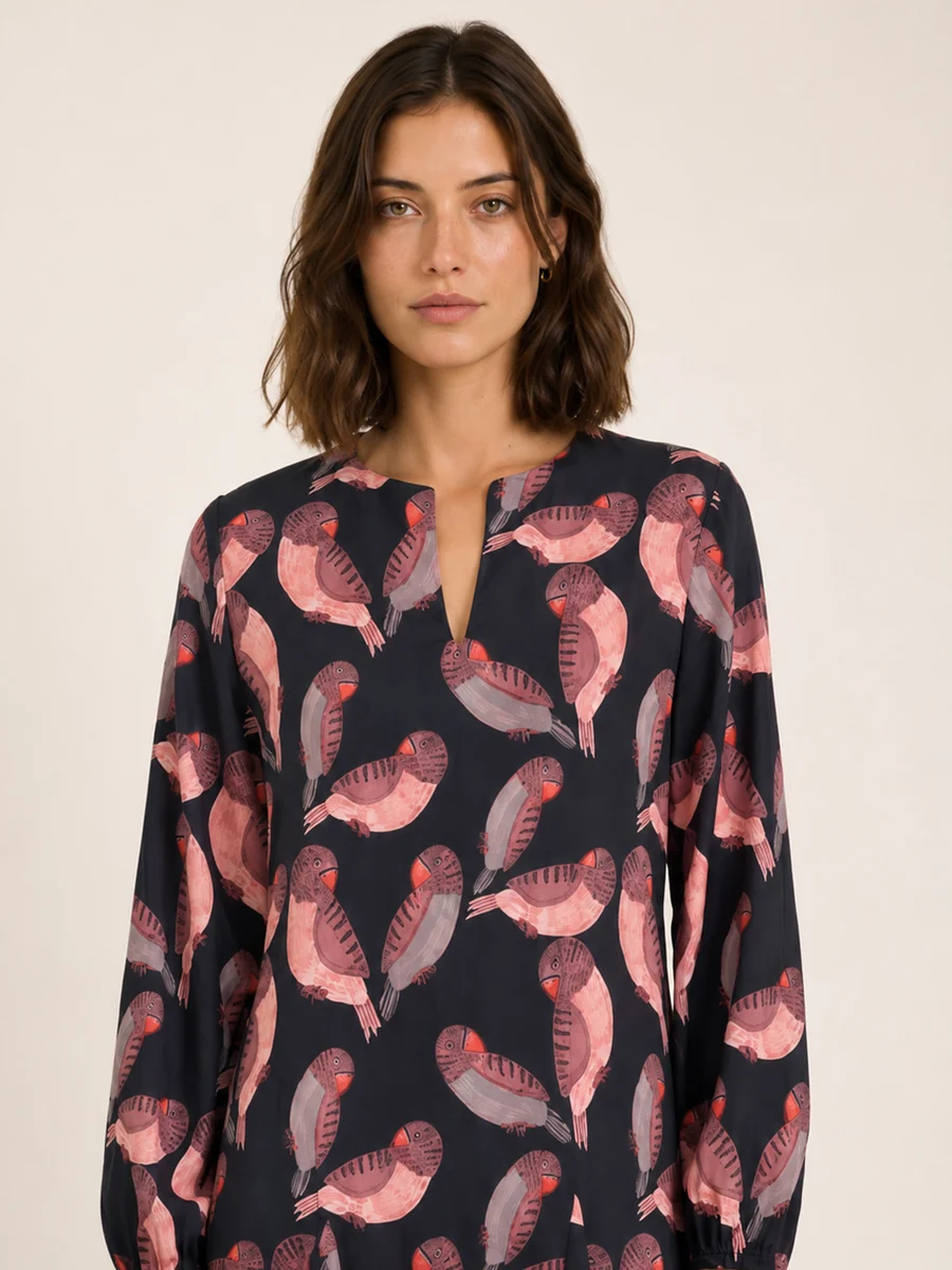 Vestido Corto Birds - Imagen 4