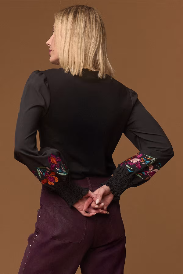 BLACK BOHO TOP - Imagen 6