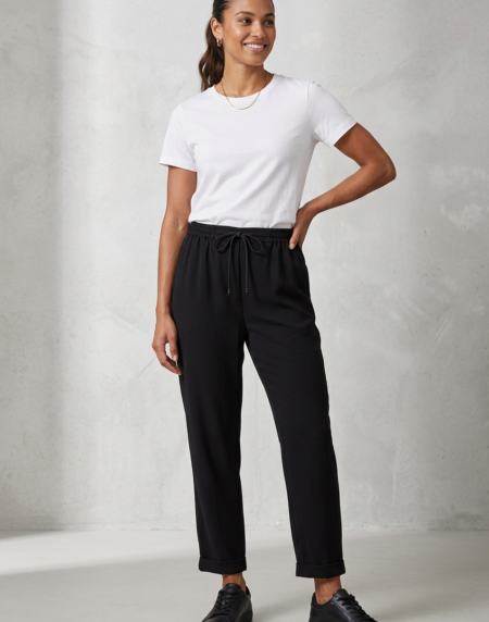 Pantalón jogger negro
