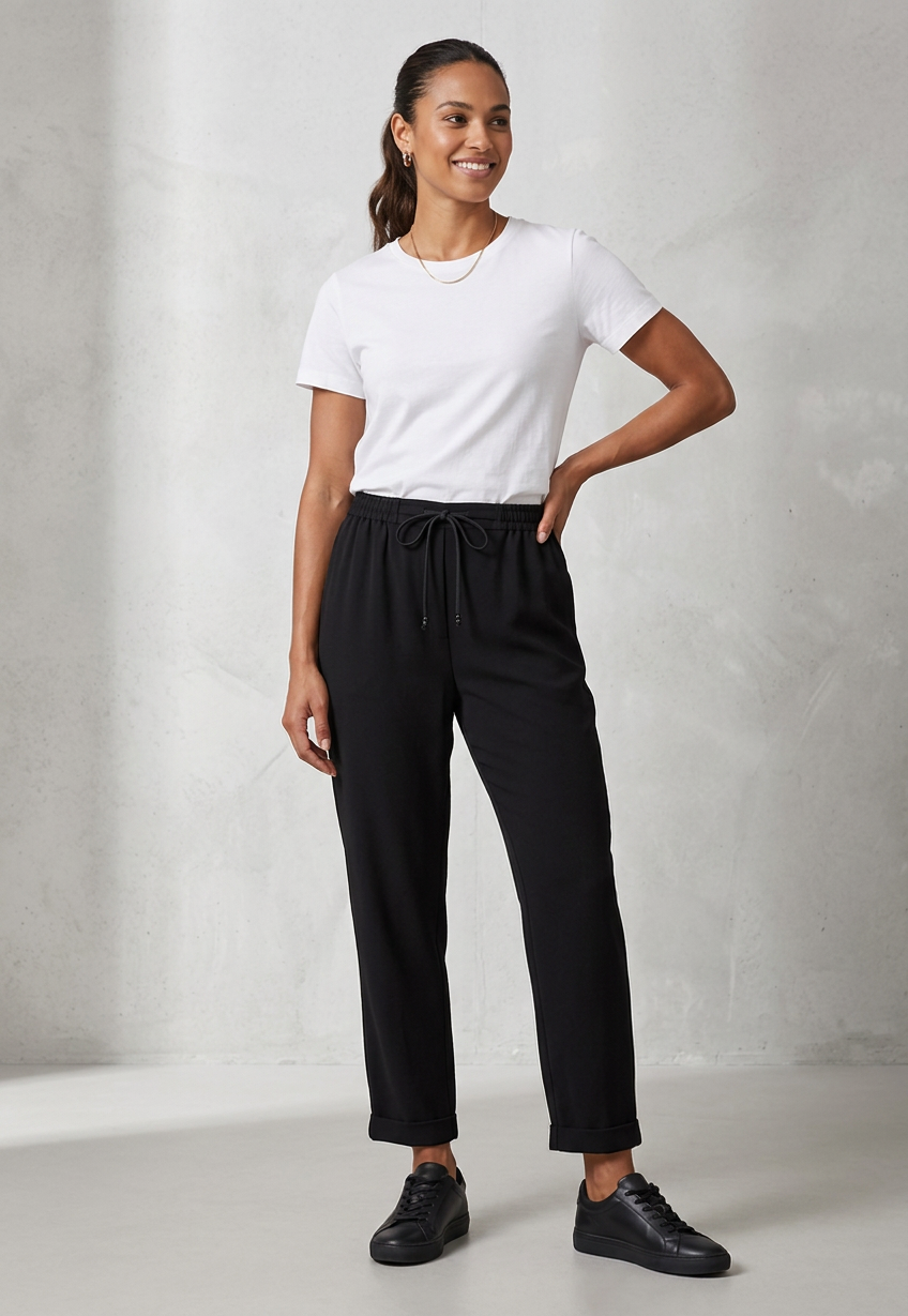 Pantalón jogger negro