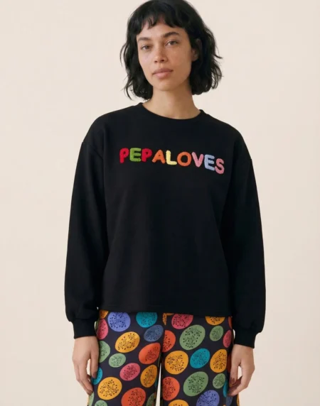 SUDADERA PEPALOVES NEGRO