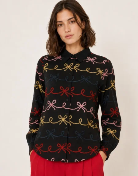 Camisa Bordado Lazos