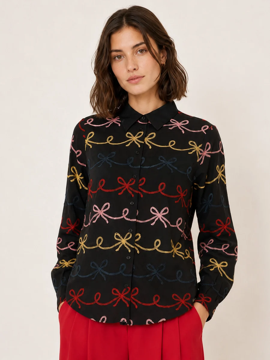 Camisa Bordado Lazos