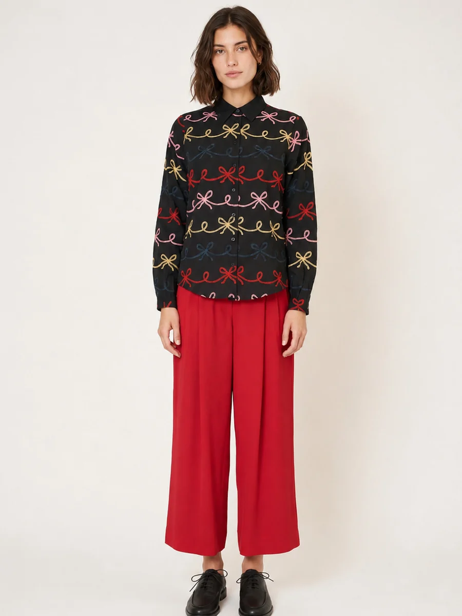 Camisa Bordado Lazos - Imagen 3
