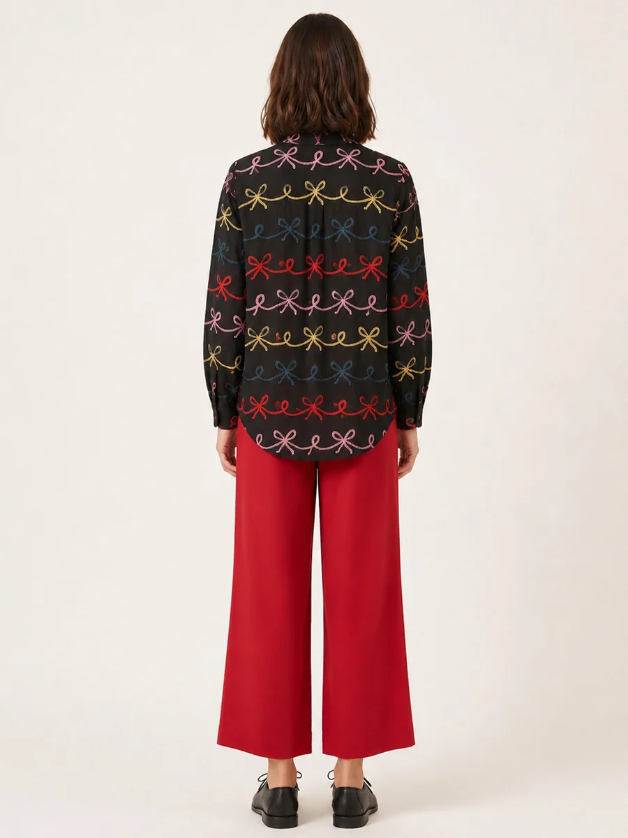 Camisa Bordado Lazos - Imagen 6
