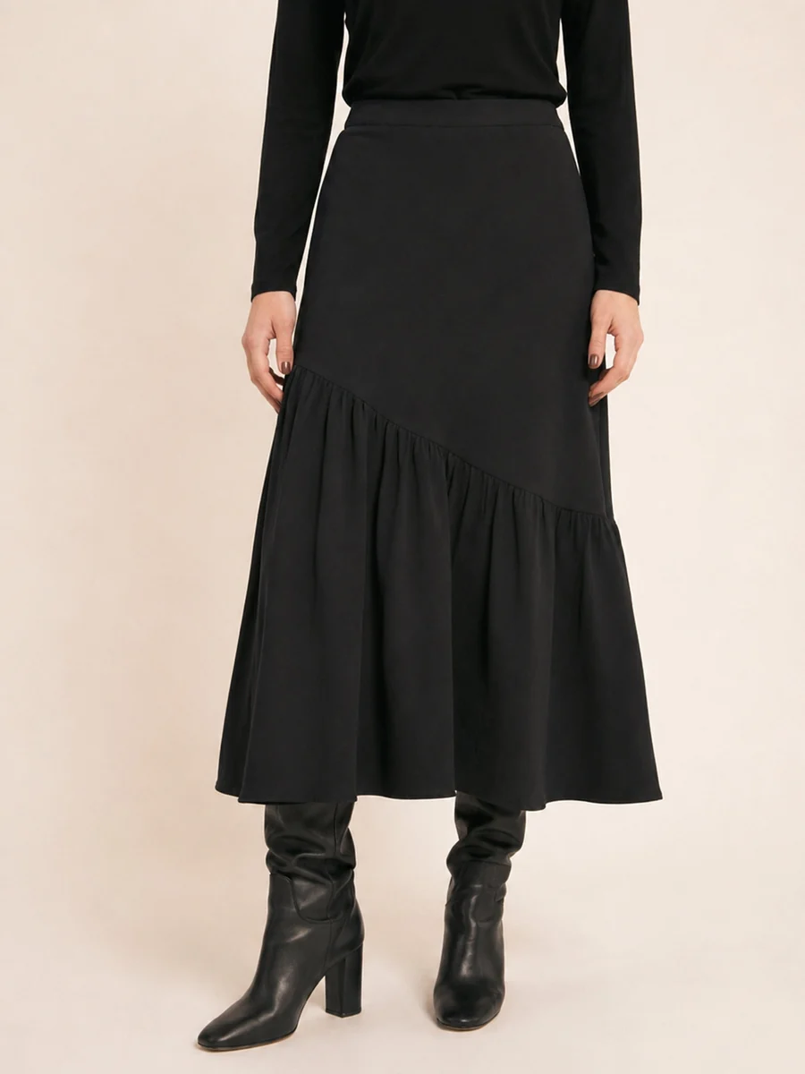 Falda con Volante Negra - Imagen 2