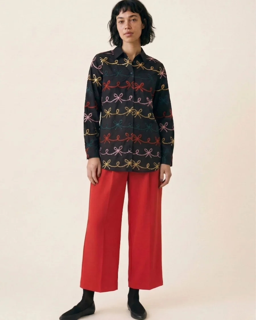 Camisa Bordado Lazos - Imagen 4
