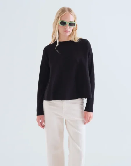 Jersey básico negro