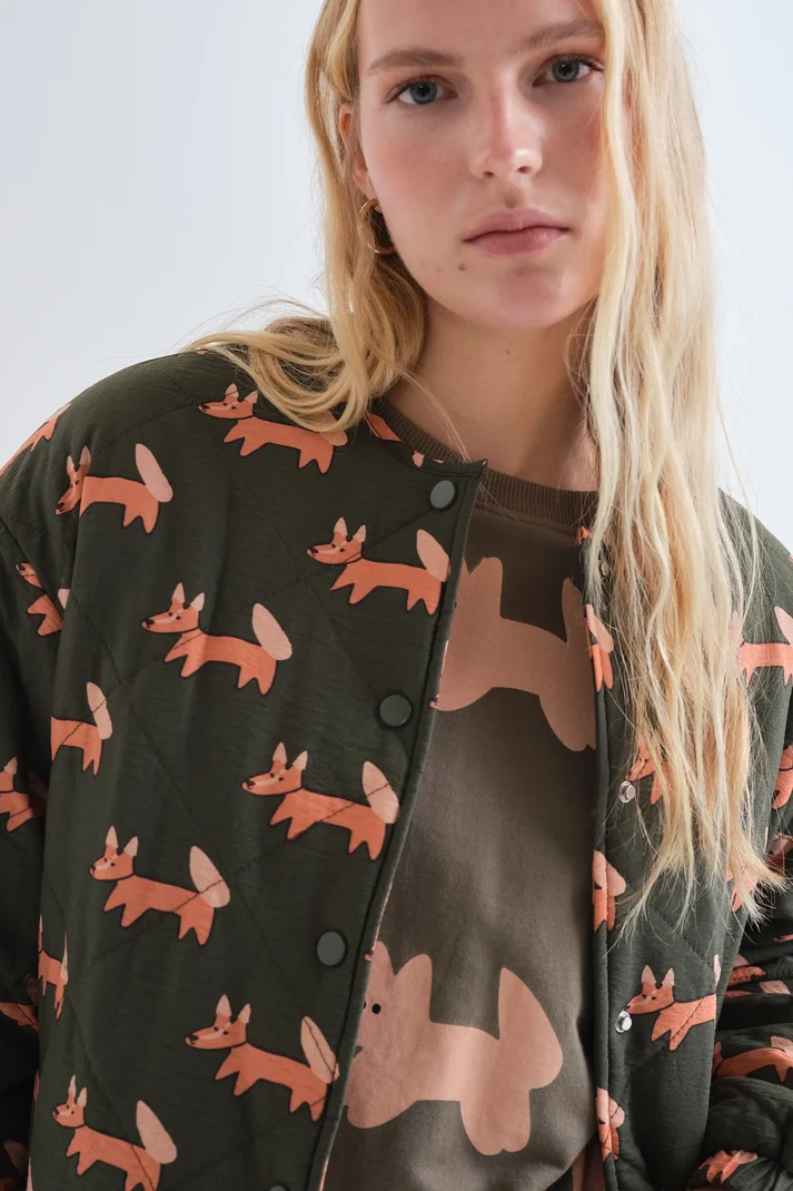 Chaqueta acolchada con estampado Volpe - Imagen 2
