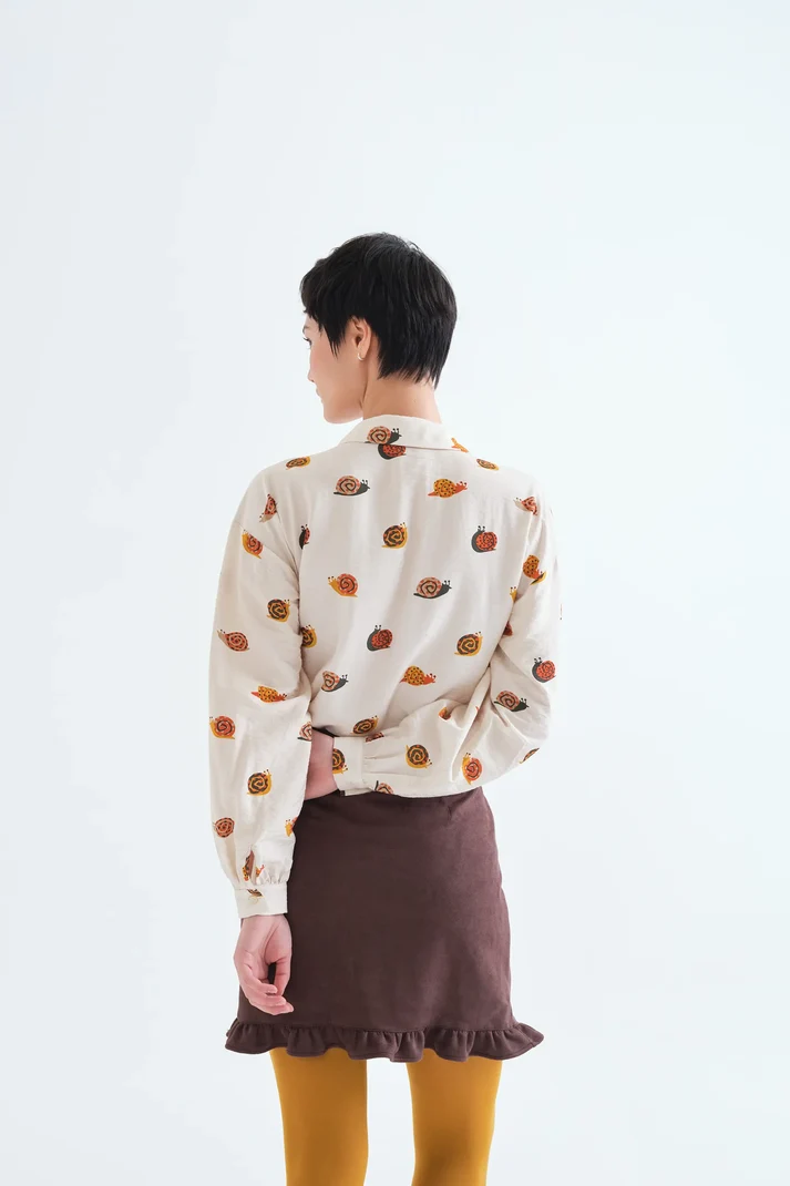 Camisa con estampado de caracoles - Imagen 6