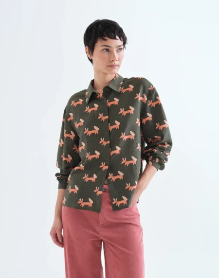 Camisa con estampado Volpe