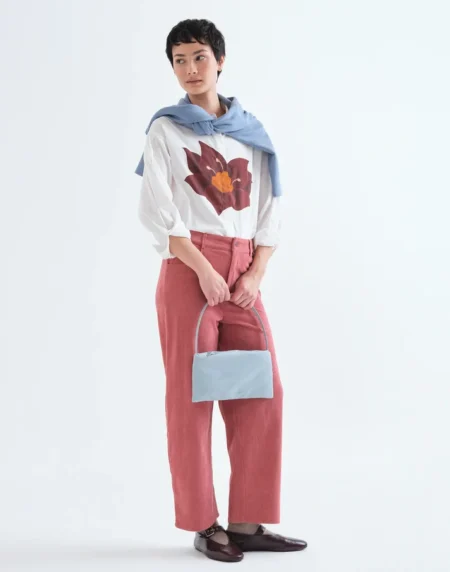 Camisa 100% algodón con estampado Flor Rivera