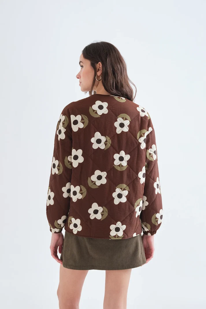 Chaqueta acolchada con estampado Santini - Imagen 7