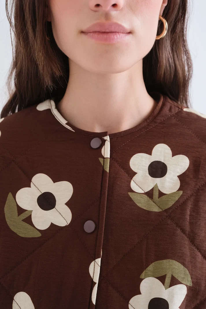 Chaqueta acolchada con estampado Santini - Imagen 4