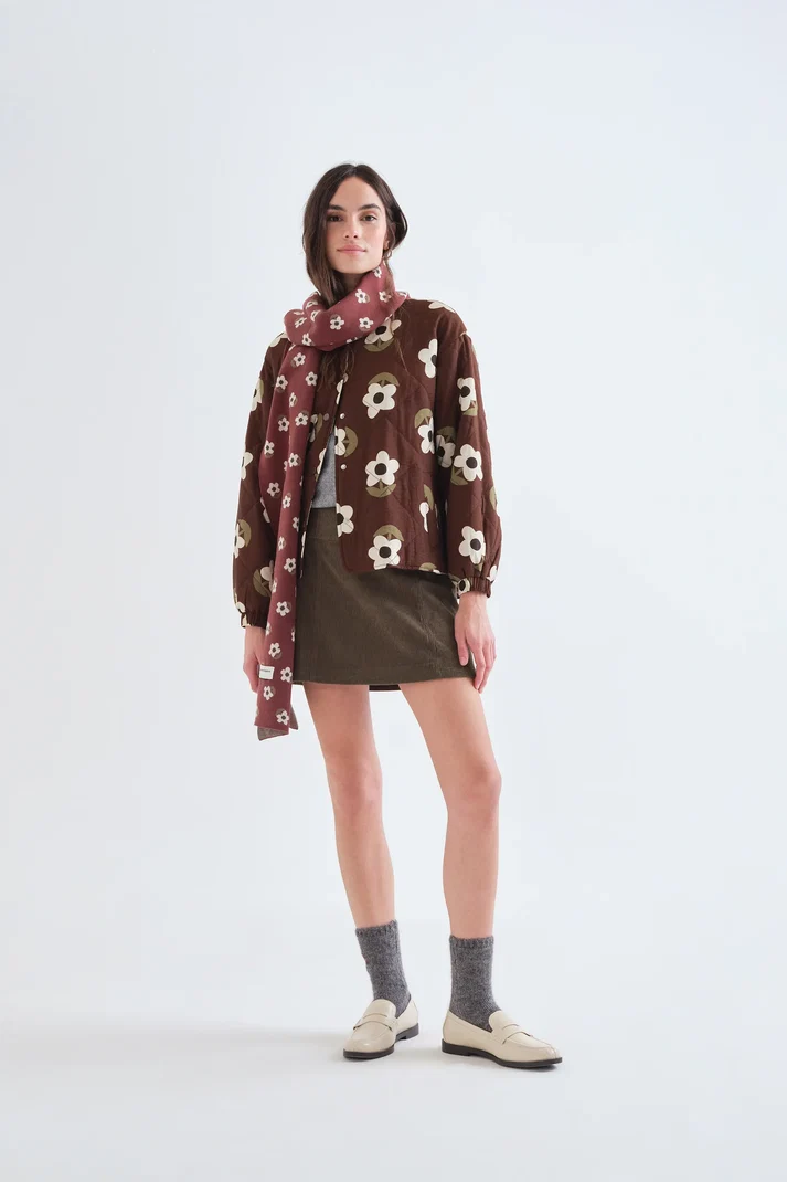 Chaqueta acolchada con estampado Santini - Imagen 5