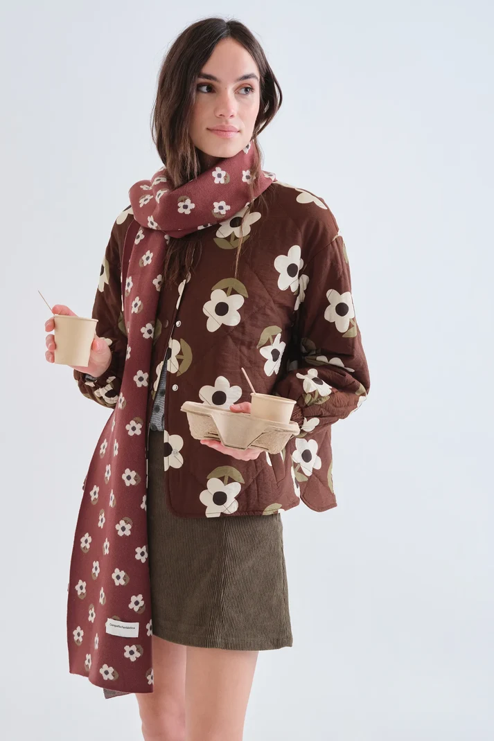 Chaqueta acolchada con estampado Santini - Imagen 2