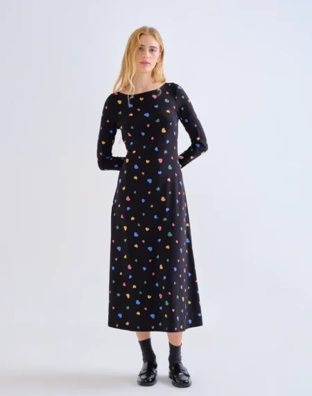 Vestido midi con estampado Candy