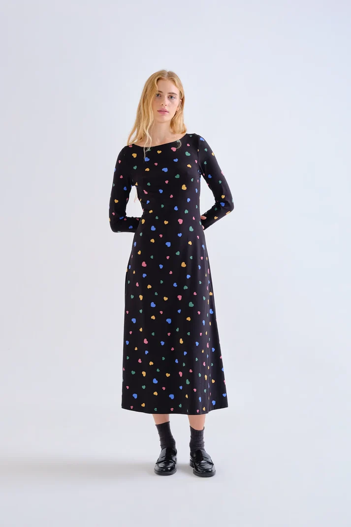 Vestido midi con estampado Candy