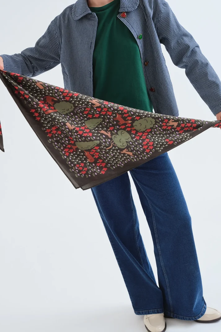 Pañuelo con estampado Volpe - Imagen 2