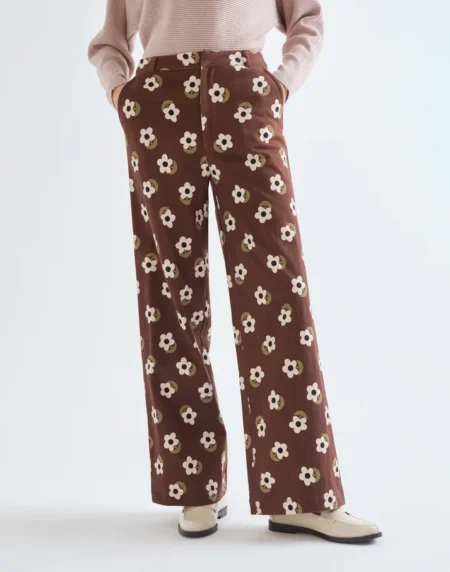 Pantalón con estampado Santini