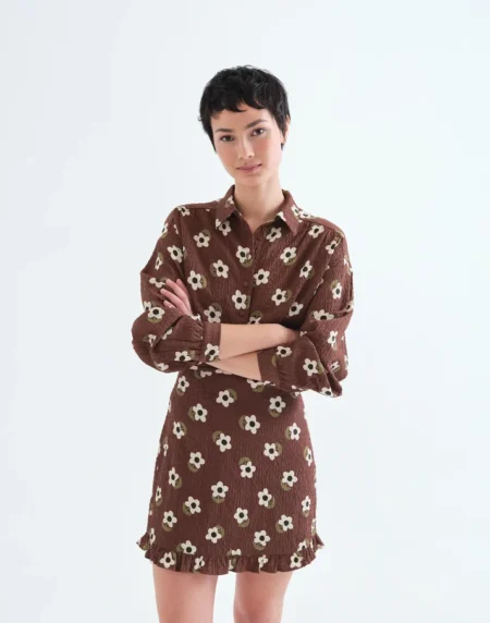 Camisa con estampado Santini