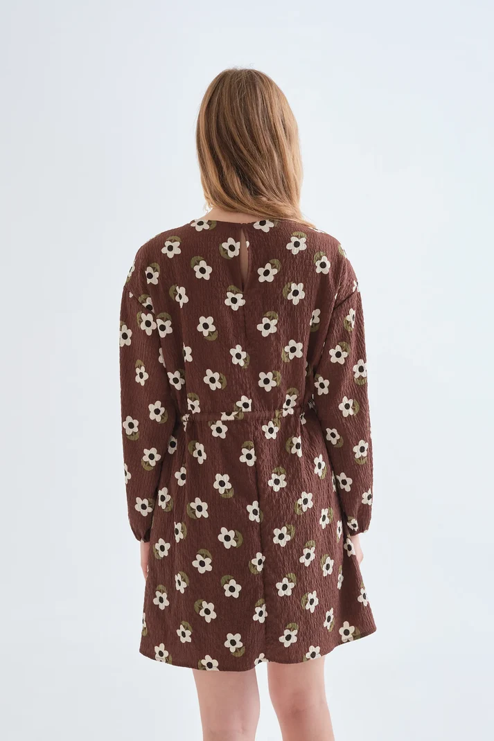 Vestido corto con estampado Santini - Imagen 7