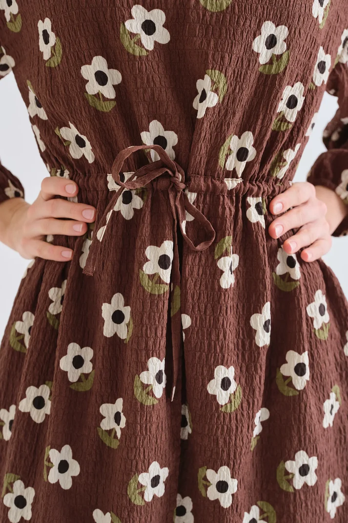 Vestido corto con estampado Santini - Imagen 6