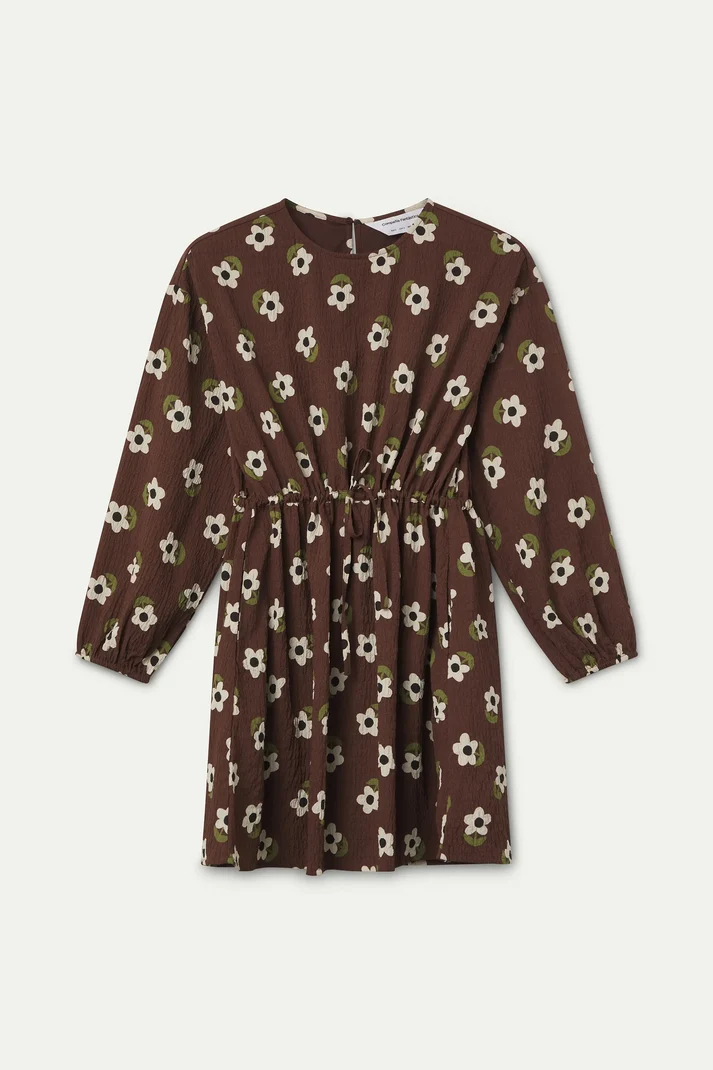 Vestido corto con estampado Santini - Imagen 4