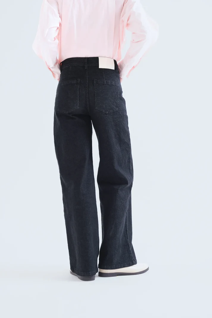 Pantalón vaquero negro con estampado Candy - Imagen 5