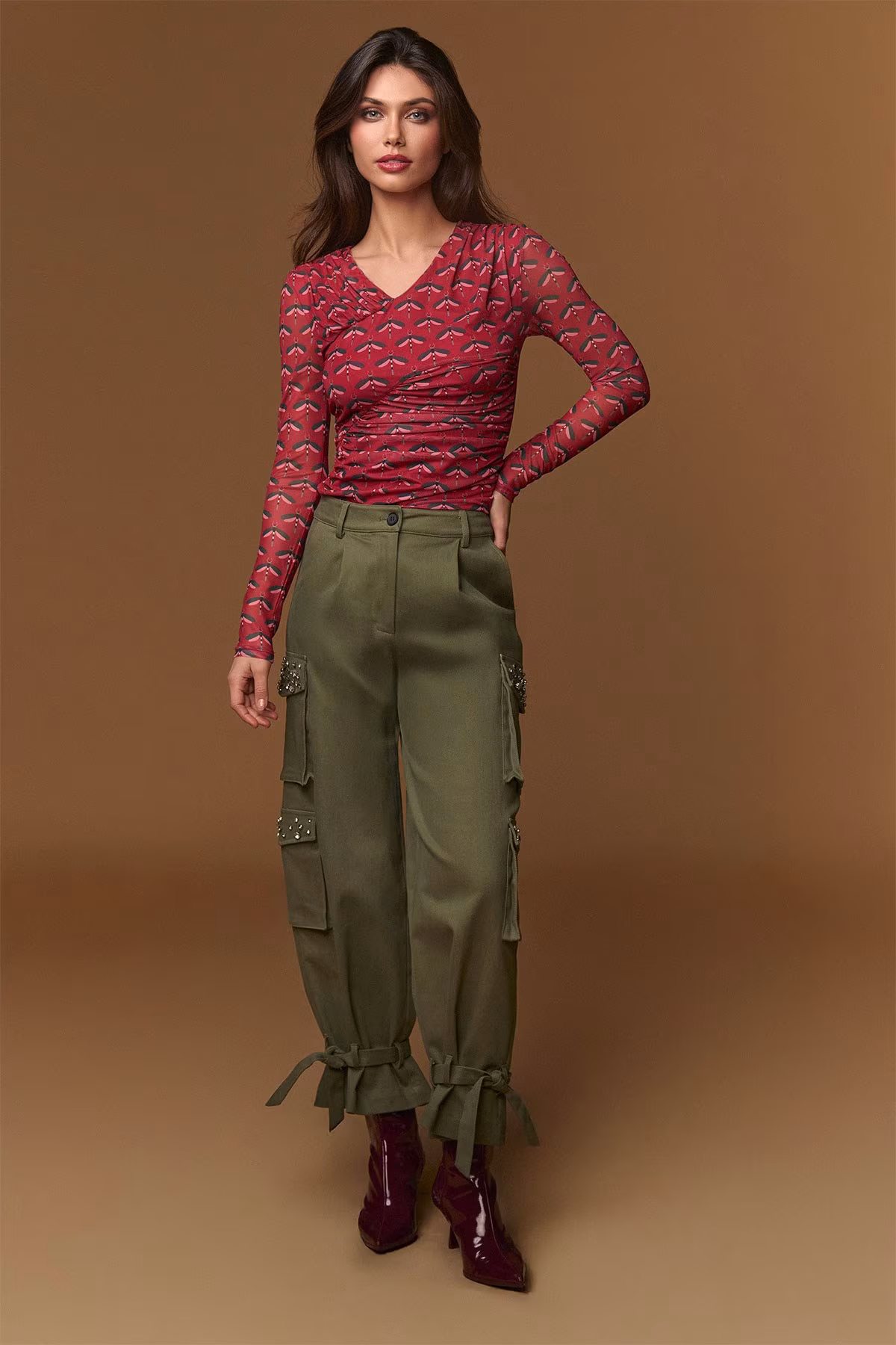 RED DRAGONFLY TOP - Imagen 3