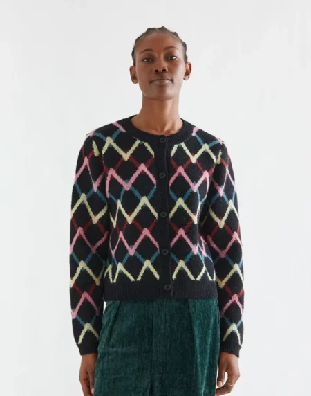 Cárdigan con estampado Skein