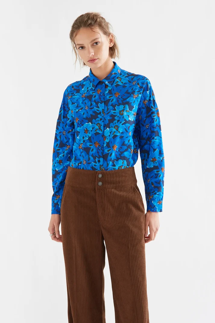 Camisa con estampado Clematis