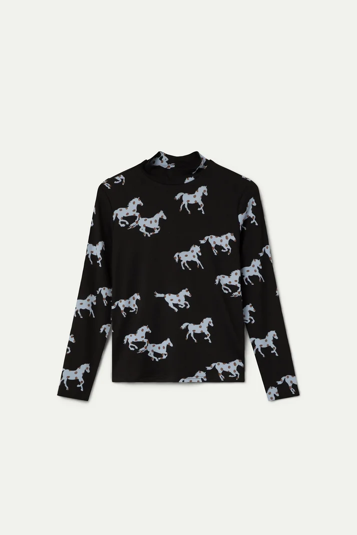 Camiseta con estampado Horse - Imagen 3