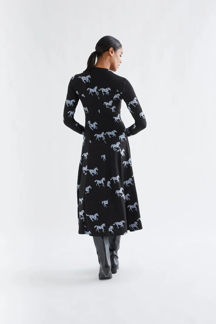 Vestido midi con estampado Horse - Imagen 6