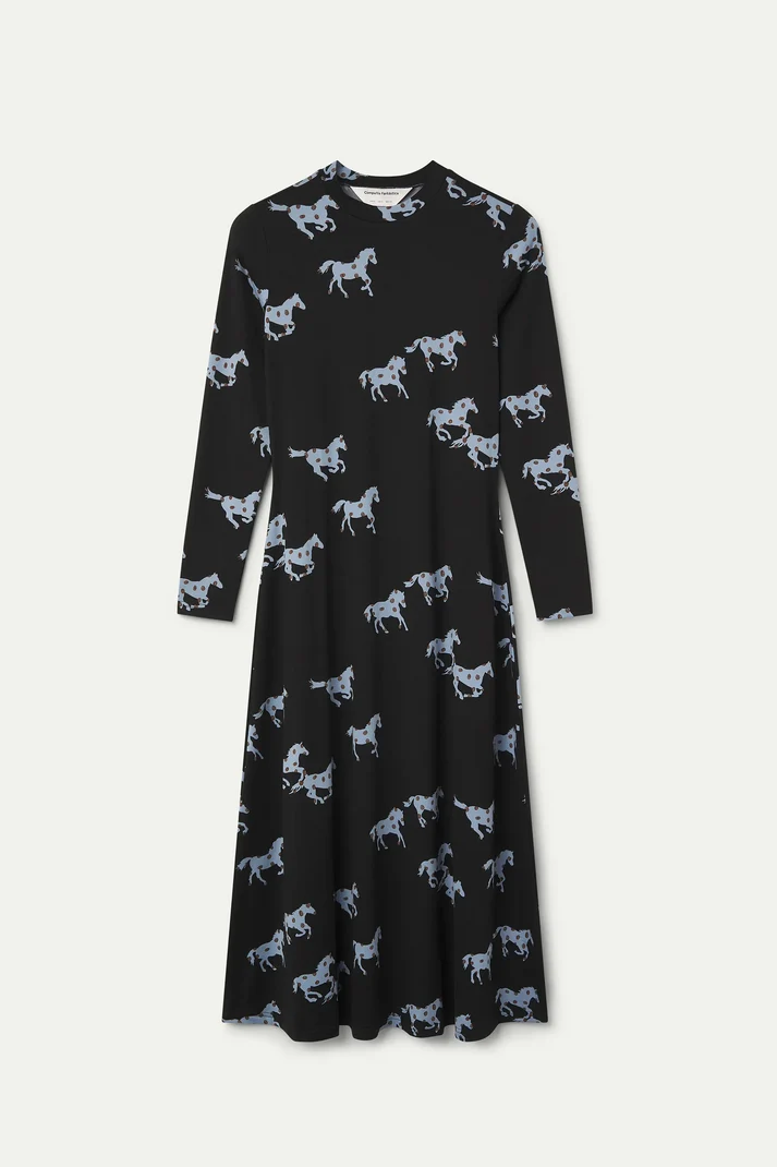 Vestido midi con estampado Horse - Imagen 3