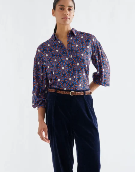 Camisa con estampado Chocolate Flower