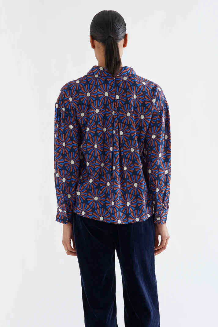 Camisa con estampado Chocolate Flower - Imagen 6