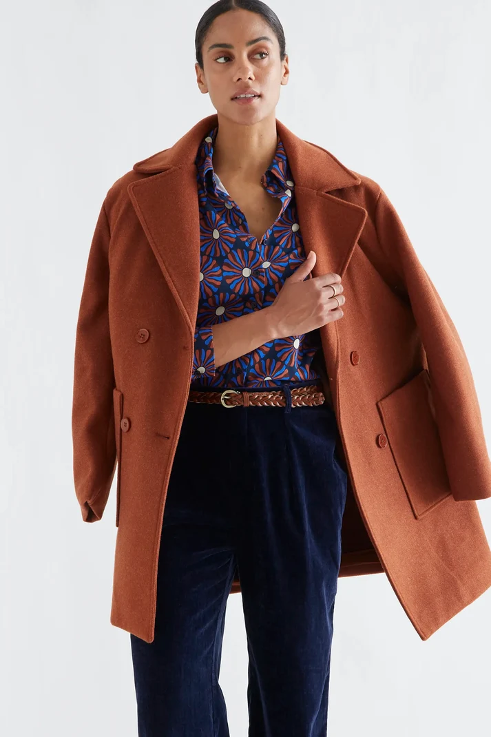 Camisa con estampado Chocolate Flower - Imagen 3